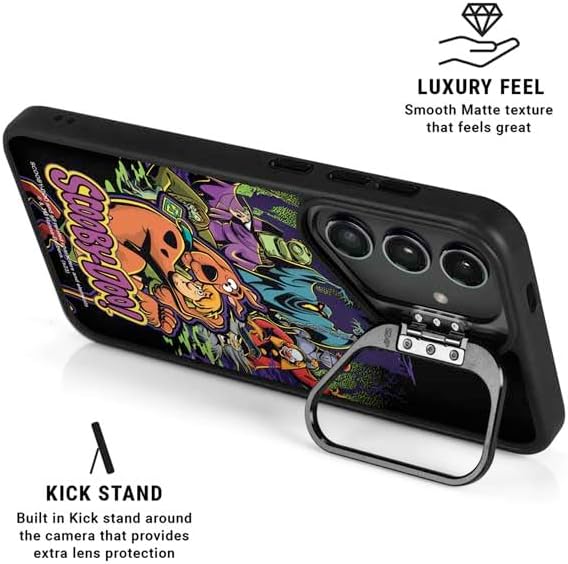 Skinit Kickstand Phone Case Compatible with Galaxy S25 Ultra - Officially Licensed Scooby Doo vs Monsters Design
