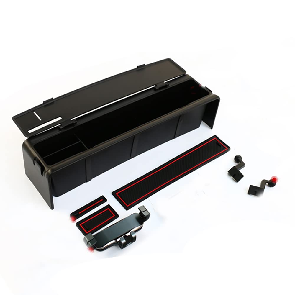 Suitable for Tesla Model3 Navigation Screen Storage Box (Single Mobile Phone Bracket) Accessories Modification