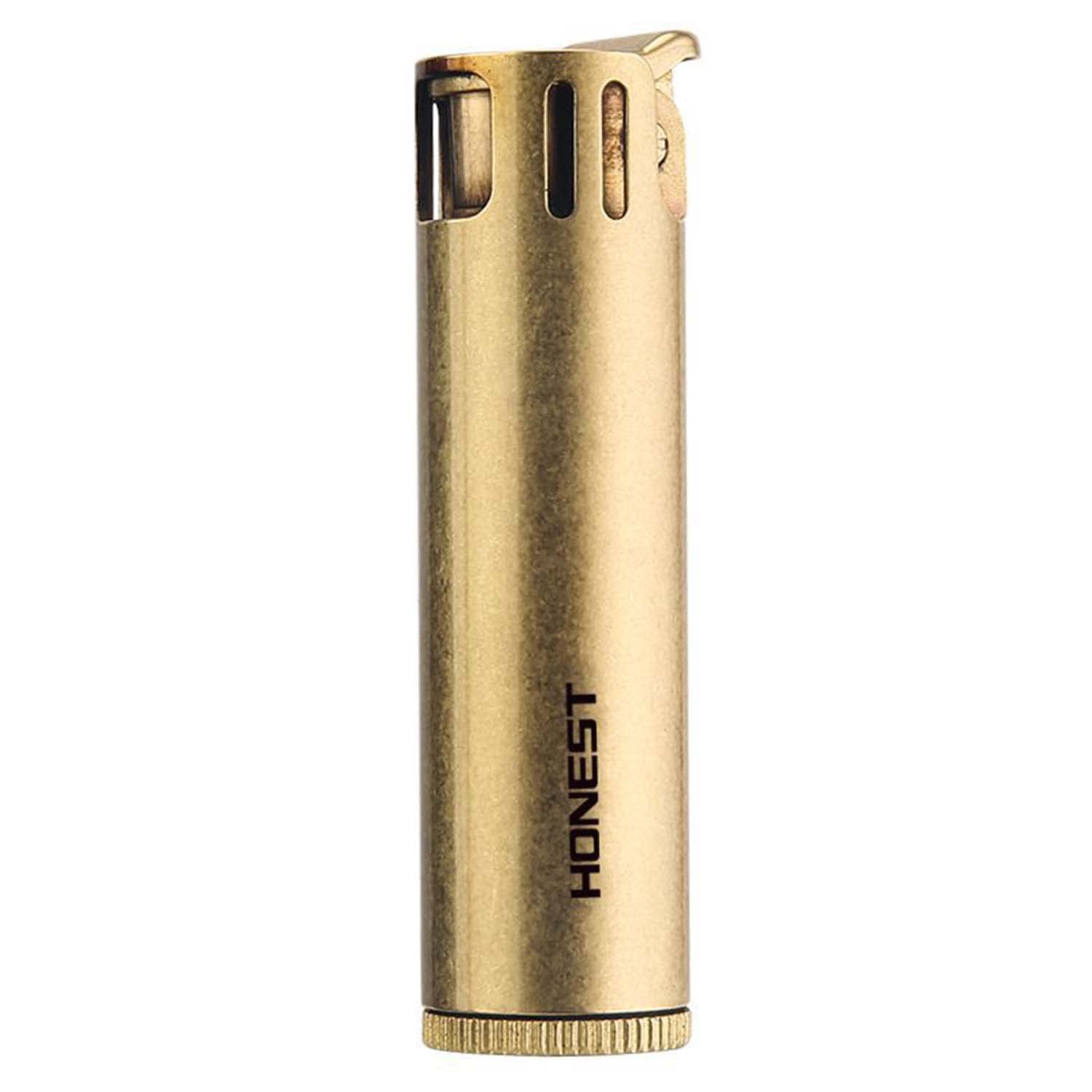 Laiton Cigare Briquet Vintage Creative Nostalgie Coupe-Vent Kérosène Trench Briquet Scellé Économe en Carburant Et Conception Détachable