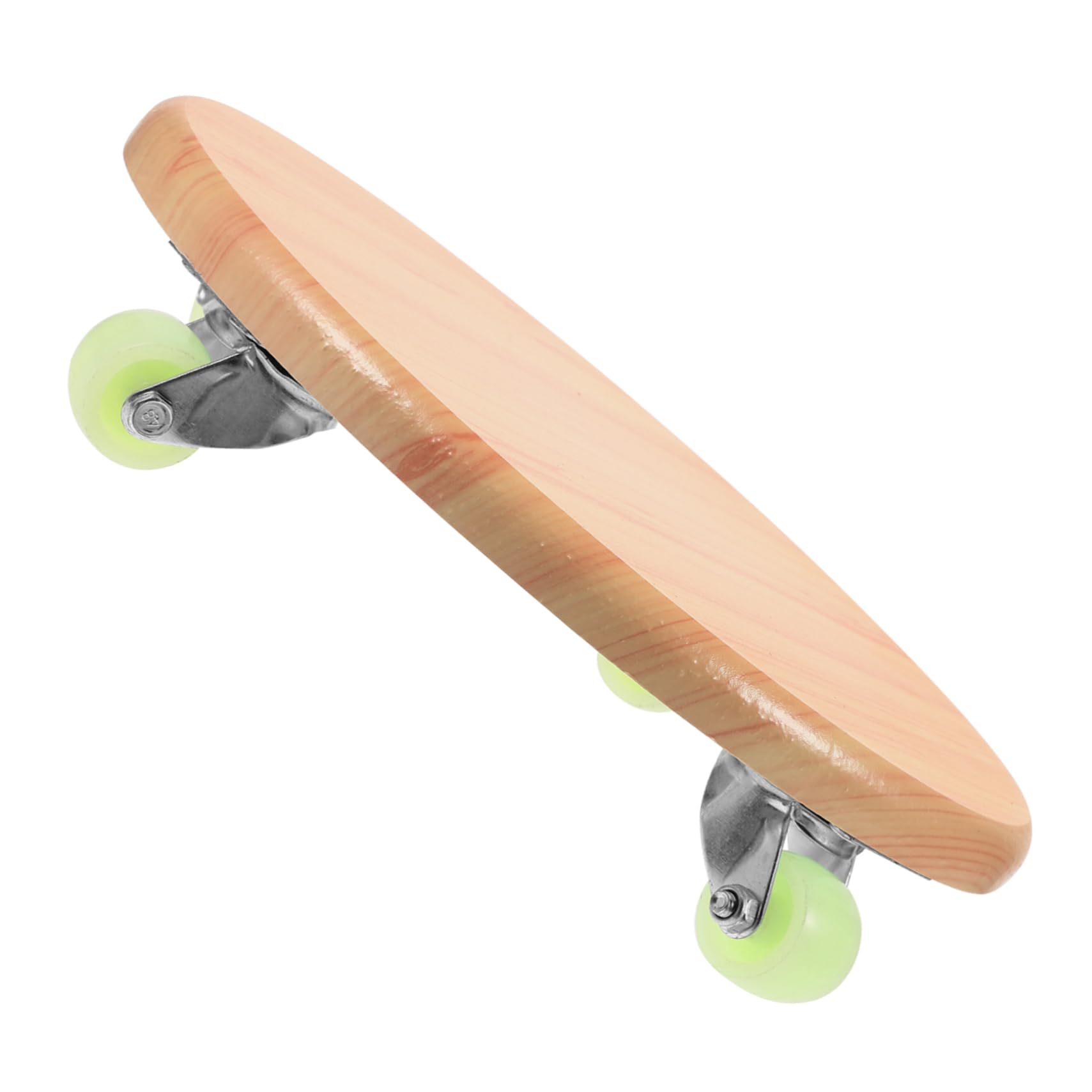 HOLIDYOYO Ergonomic Low Small Stool Rolling Stool Swivel Wheels Foot Rest for Spa/Bathroom Material