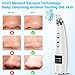 Blackhead Remover Pore Vacuum Upgraded Facial Pore Cleaner Electric Comedone Whitehead Extractor Tool-5 Suction Power,5 Probes,USB Rechargeable Blackhead Vacuum Kit for Women & Men