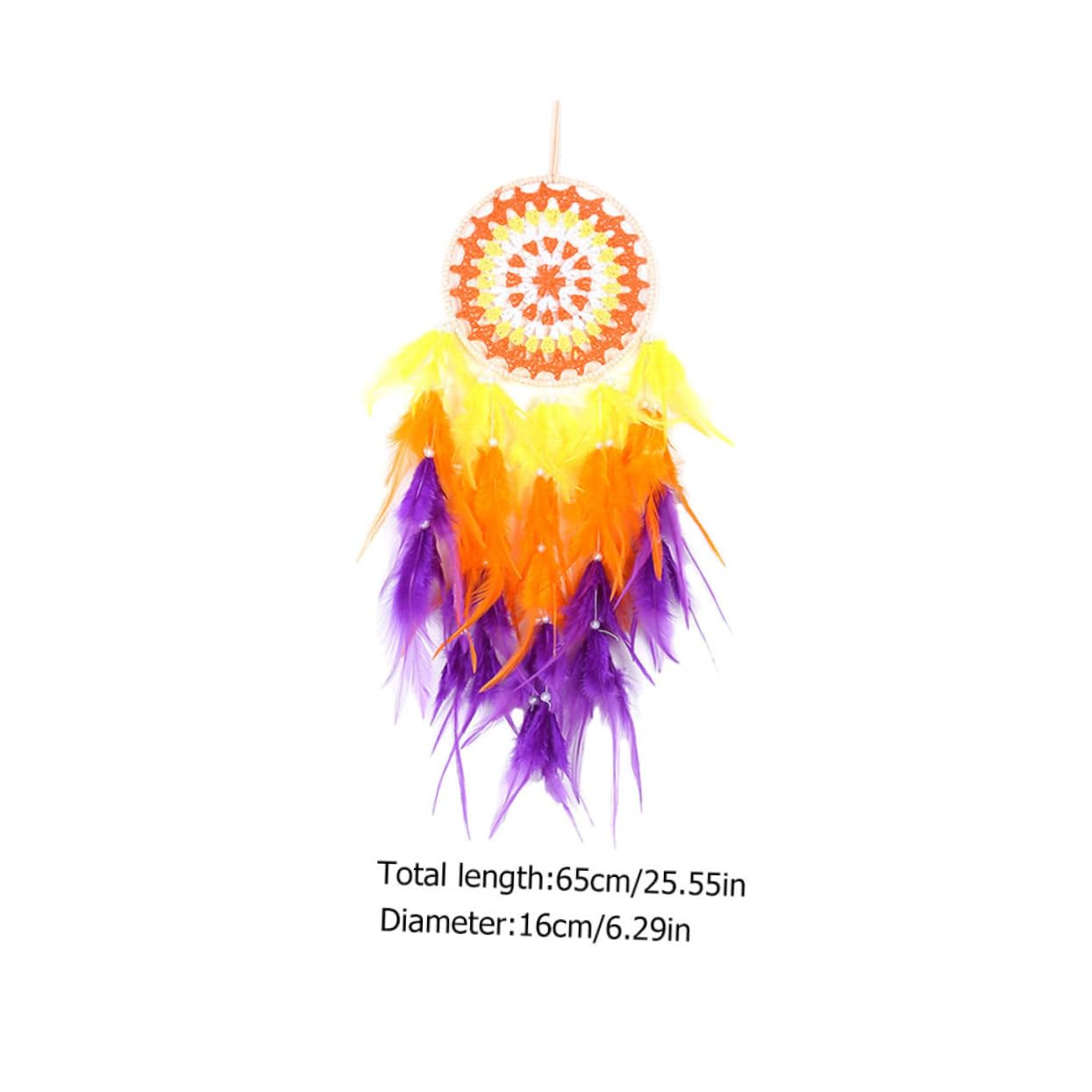 Ciieeo Handmade Dream Catcher with Light Boho Woven Wall Hanging Decoration for Bedroom Living Room Room for and Home Decor