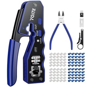YGiTK RJ45 Crimpzange Netzwerk Werkzeug Set
