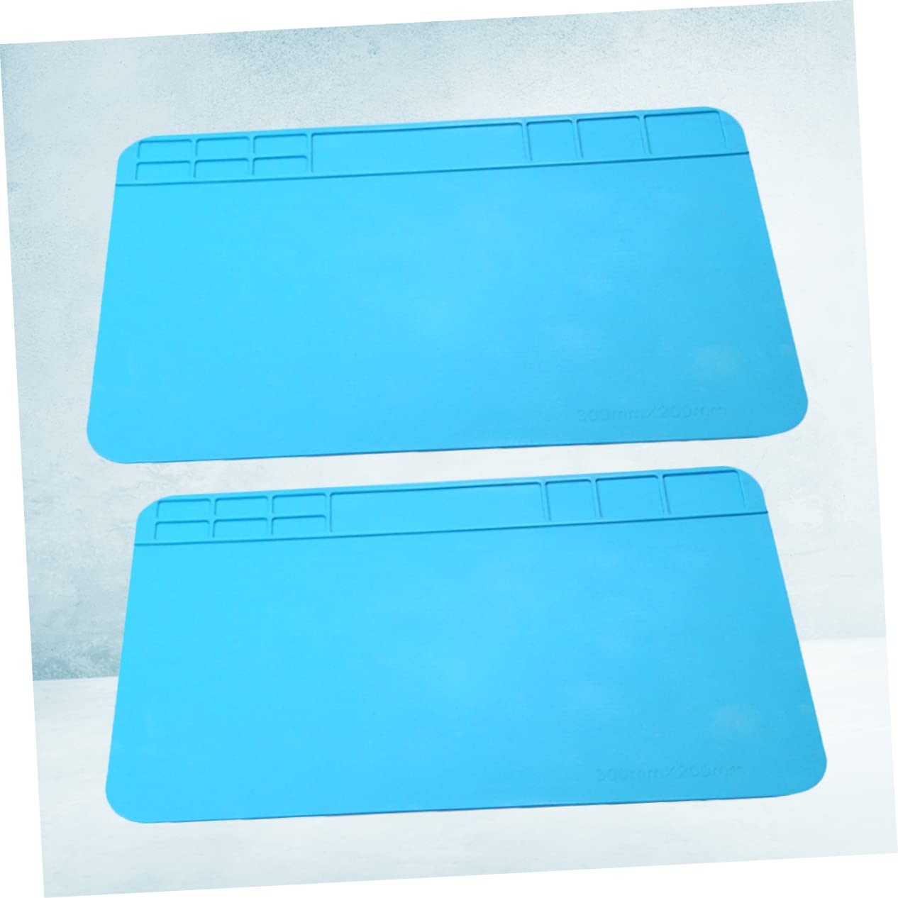Uonlytech 26piezas Alfombrilla De Mantenimiento Silicona y Aislante Térmico Pad De Trabajo Para Reparaciones De Componentes Pequeños Para Organización De Tornillos y Móviles