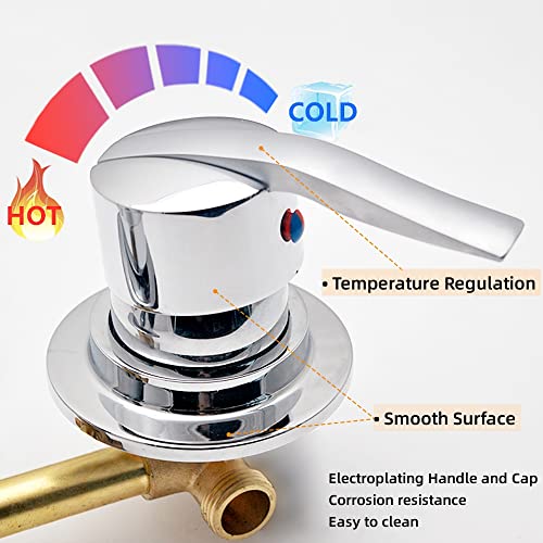 HEHUANG Interruttori Doccia a Parete 2/3/4/5 vie