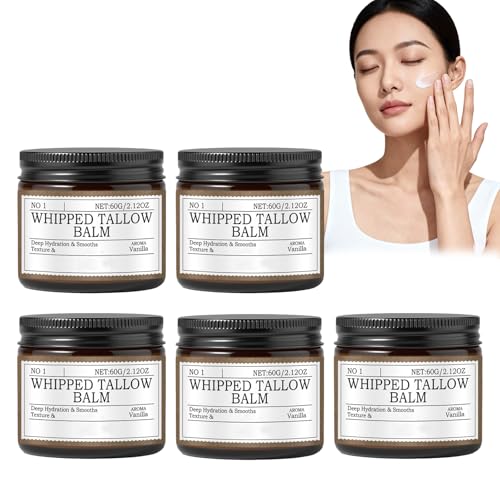 Hydratation intense visage pour peaux tiraillées avec la crème au suif fouetté