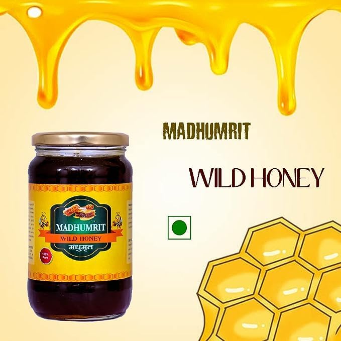 Madhumrit 100% pura y natural miel orgánica 1 kg miniatura 4