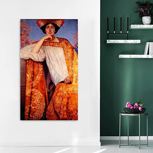Décoration murale Klimt grand format pour masquer mur vide