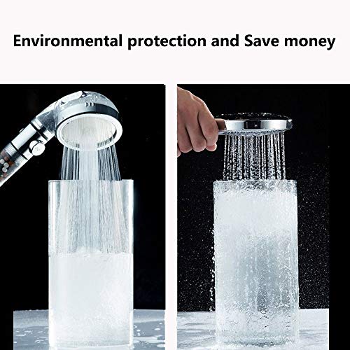Regadera Nosame con Filtro, Alta Presión y Ahorro de Agua, con Interruptor ON/OFF, 3 Modos (Lluvia/Masaje/Chorro), para Piel y Cabello Secos, Spa miniatura 3