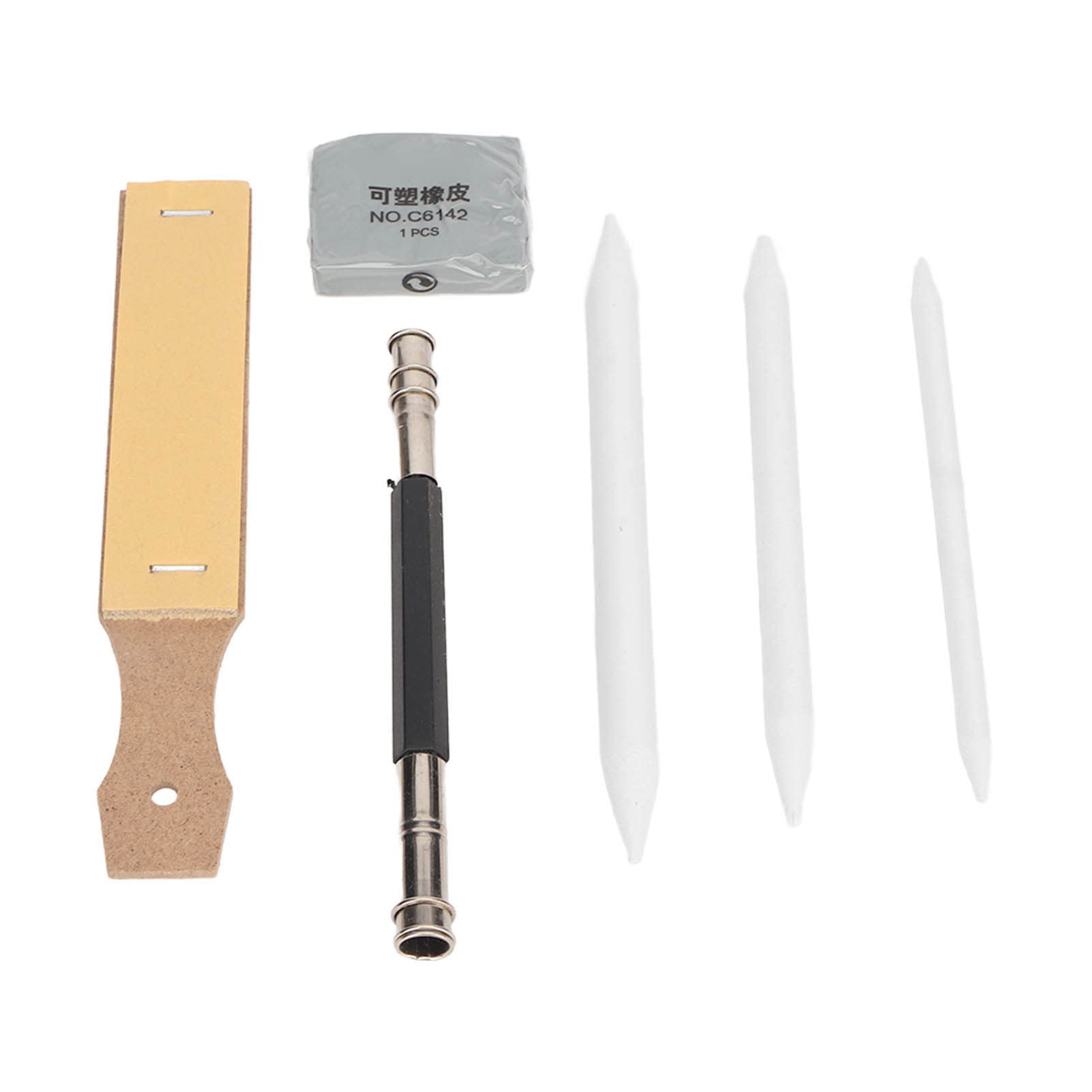 Pencils Blending Stumps And Tortillions Set Paper Art Blenders With Sandpaper Sharpener And Pointer For Charcoal Sketch Drawing Tools From Kuo10, $6.98 - View #3