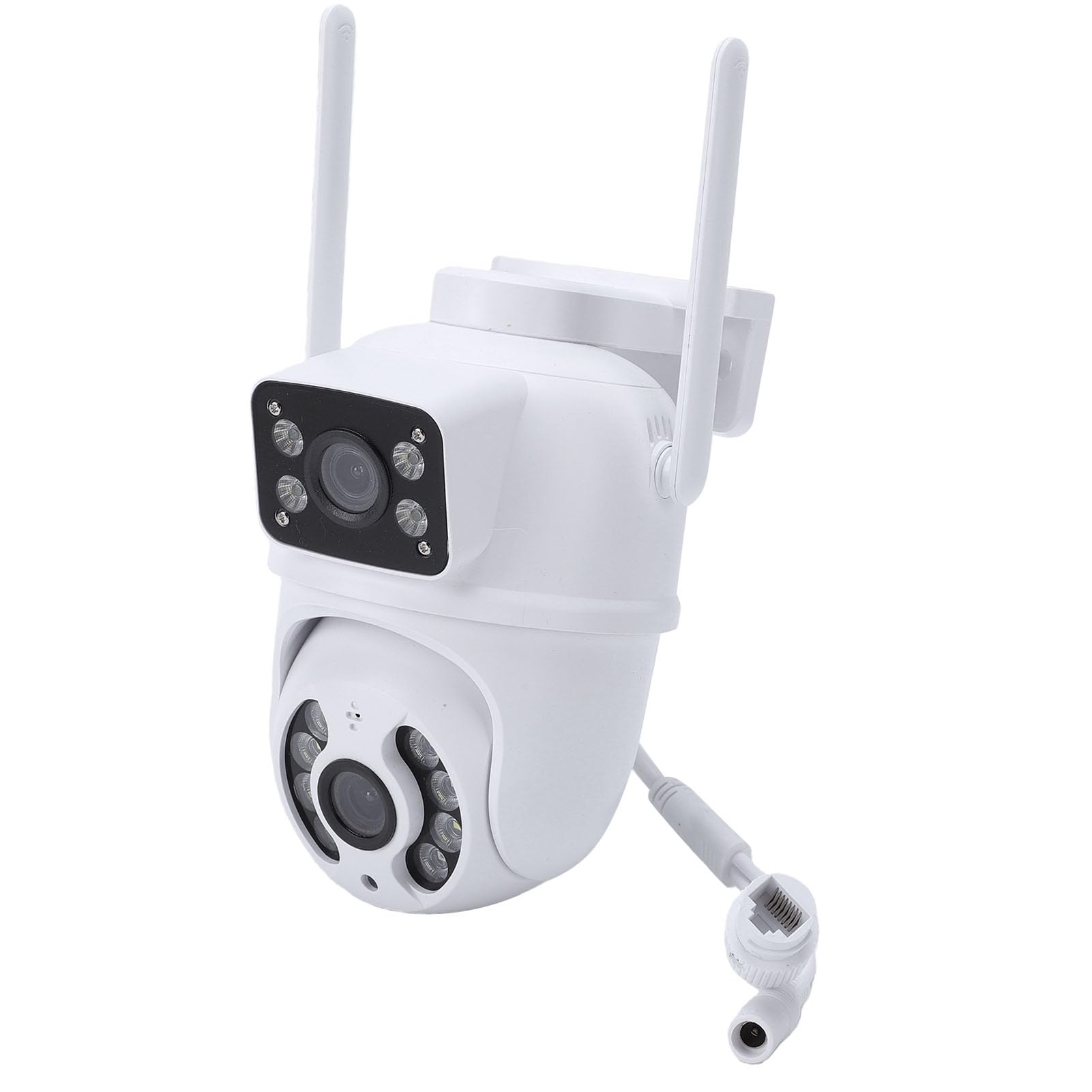 SENECESLI Telecamera PTZ da Esterno, Telecamera Resistente Alle Intemperie for Casa o Azienda (Spina europea)