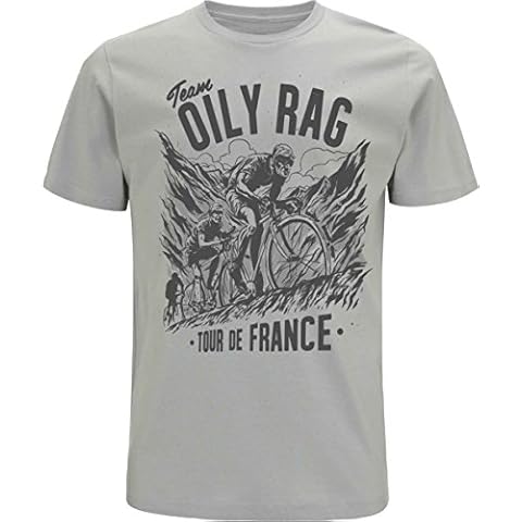 Oily Rag Tour de France T Shirt (xx Large) Light Grey Cover