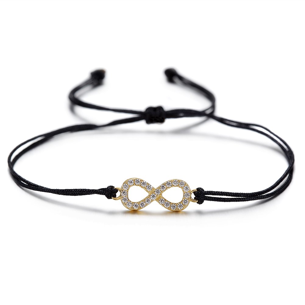 WISTICWISTIC Evil Eye Bracelets Adjustable Charm Lucky Protection Spiritual Kabbalah Red/Black String Thread Bracelet Anklet with Infinity/Cross/Hamsa/Heart/Butterfly Jewelry for Women.