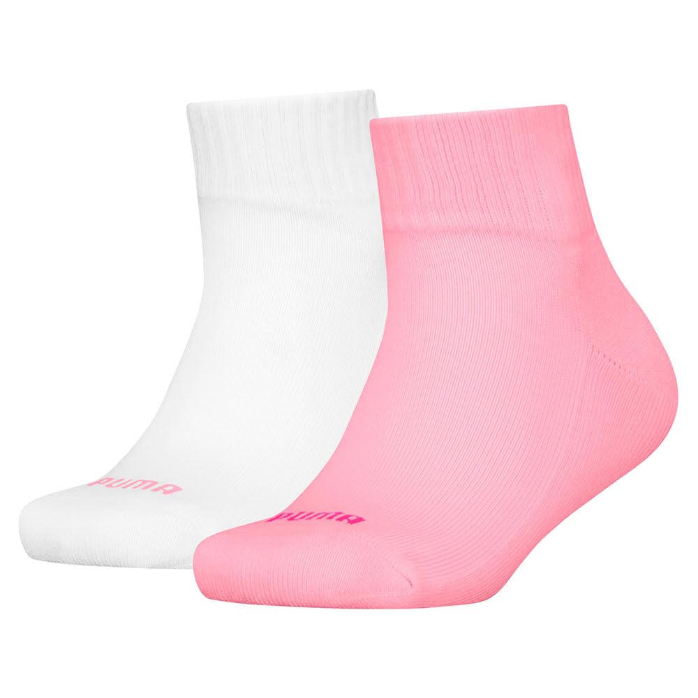 PUMA Heart Logo Quarter Socks 2 Pairs EU 39-42