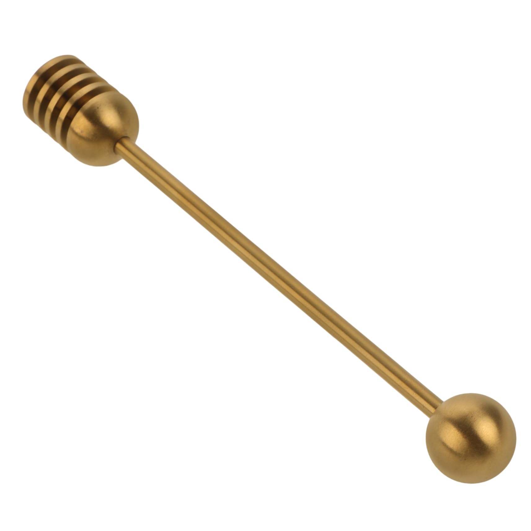 ULTECHNOVO Honey Stirrer Sue Individually Honey Dispenser Honey Jars with Dipper Shape Honey Container and Dipper Dippers Silver Sticks Honey Mixing Stick Golden Stainless Steel re-usable