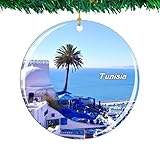 Mit goldfarbener Kordel zum Aufhängen