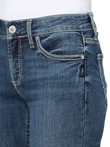 Image of Silver Jeans Co. Women's Elyse Mid Rise Comfort Fit Slim Bootcut Jeans