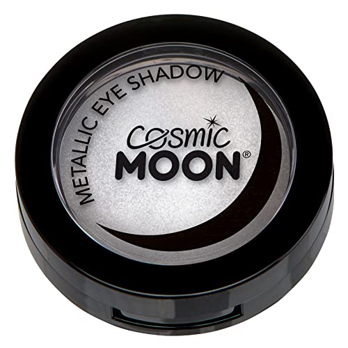 Metallic Eye Shadow by Cosmic Moon, Silver, 3.5 g (Pack of 1)