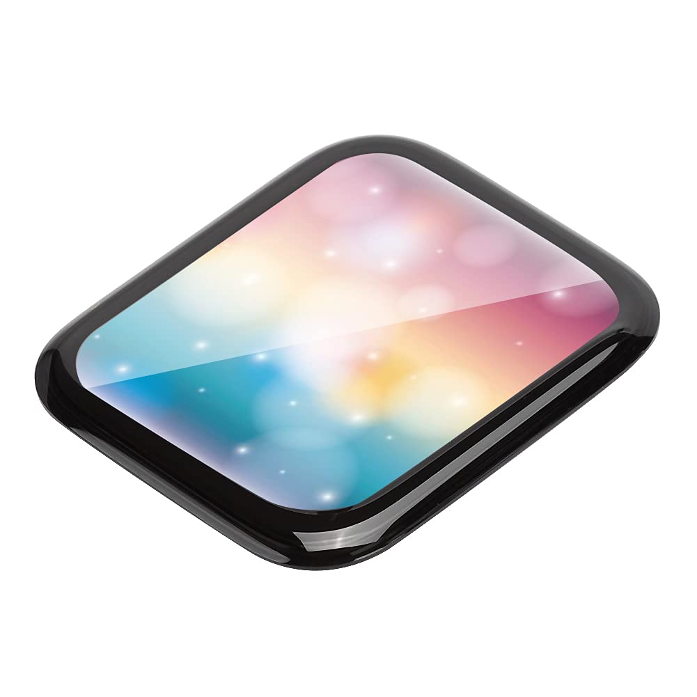 Denash Czarny, Lekki Przenośny Wyświetlacz LCD IWatch 5, SPRAPERPLACE Cracked Screen, dla Entuzjastów Zegarków, materiał LCD