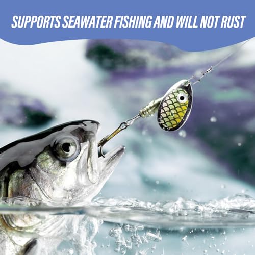 Giantree 25 Stück Angeln Drehgelenk, Angelwirbel mit Verriegelung Schnappen Angelschnur Haken Connectors Kugellager Wirbel Angeln Schnappen Angeln Barrel Wirbel für Salzwasser... – Bild 6