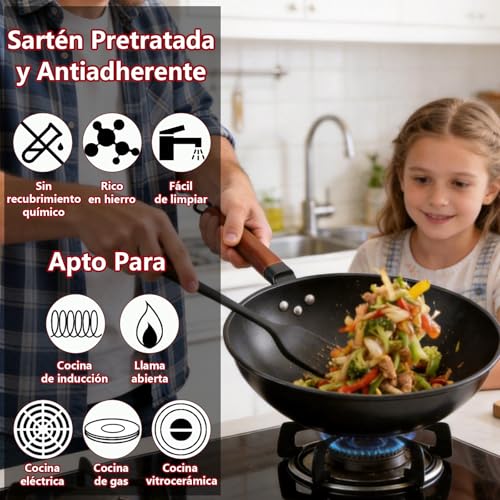 La Mejor Recopilación de Sarten wok - los más vendidos. 6 Imagen adicional