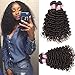Ali Julia Hair 8A Malaysian Virgin Deep Wave Hair Weave 3 Bundles 100% Unprocessed Remy Human Hair Weft Extensions 95-100g/pc Natural Black Color 20 22 24 inch