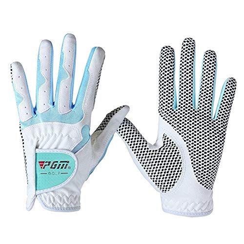 Tongina 1 par de luvas femininas de golfe para desempenho de mão esquerda e direita para treino de g