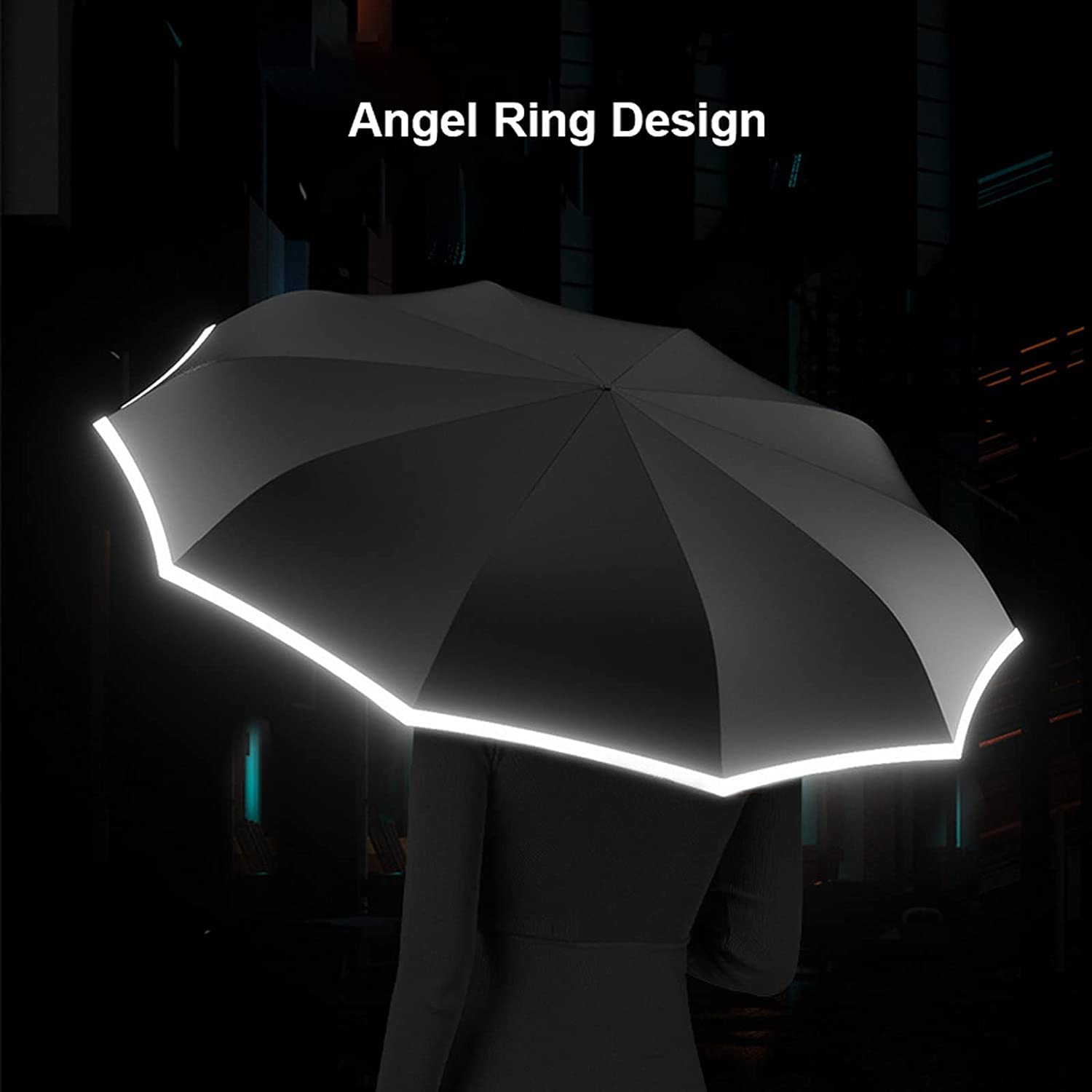 Parapluies, Parapluie Pliant de Voyage Compact, Mini Parapluie