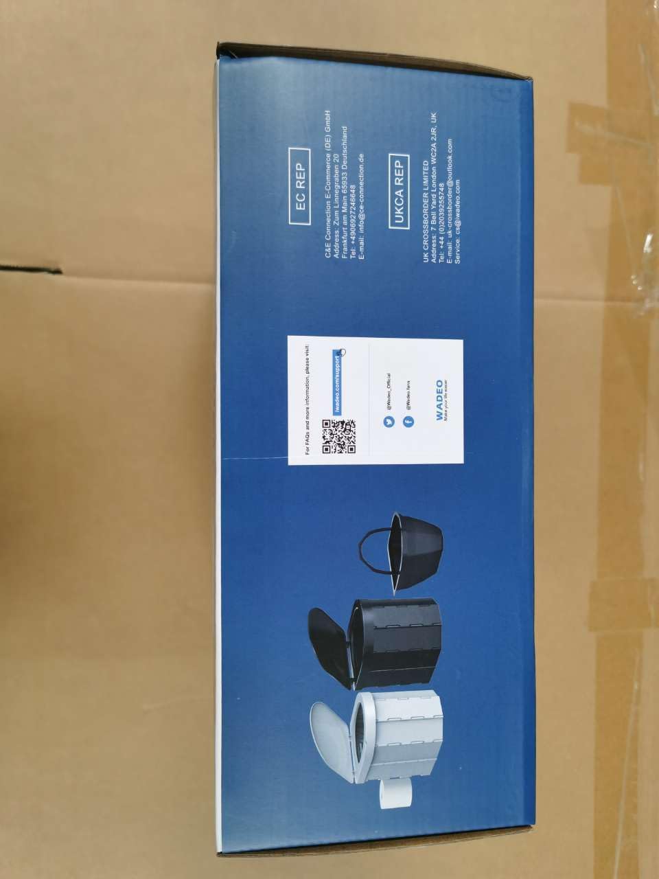 WADEO Upgraded Camping Toilet with Liner, Portable Toilet for Adults with Sturdy Support & Comfortable Seat, Travel Toilet with Lid & Toilet Roll Holder, Perfect for Camping, Trip, Car 13