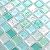 HyFanStr Peel and Stick Backsplash 3D Mosaic Tile Stickers Wall Sticker Home Decor for Kitchen Bathroom 9.26" x 9.26"(Pack of 4)