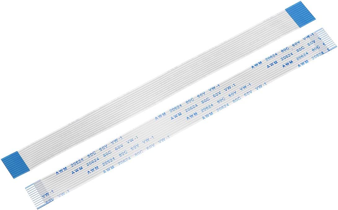SLVC FFC Cable 12 Pin 1.0mm Same Side Pin(100mm Length) Flat Flexible FPC LVDS Ribbon Wire Flat Cable for Digital Camcorders,Laptops,LCD TVs,LCD,3D Printer(White)(Pack Of 1) (B0BFFN1PDG) Amazon Price History, Amazon Price Tracker