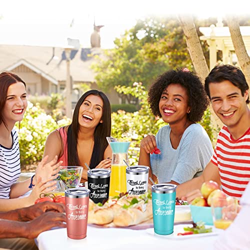 Thank You For Being Travel Tumbler, Thank You Gift For Men Women, 20Oz Stainless Steel Tumbler With Lid Straw For Coworker Employee Father's Day #TOP5