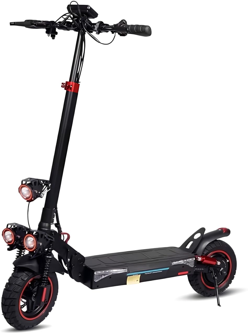 High-Performance 2000W Electric Scooter for Adults - 65 KM/H Top Speed | 35KM Range | Dual Suspension & Big LCD Display | Foldable Heavy-Duty Commuter E-Scooter | High-Torque All-Terrain Power