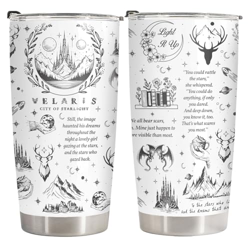 34HD Galaxy City 20oz Tumbler with Handle