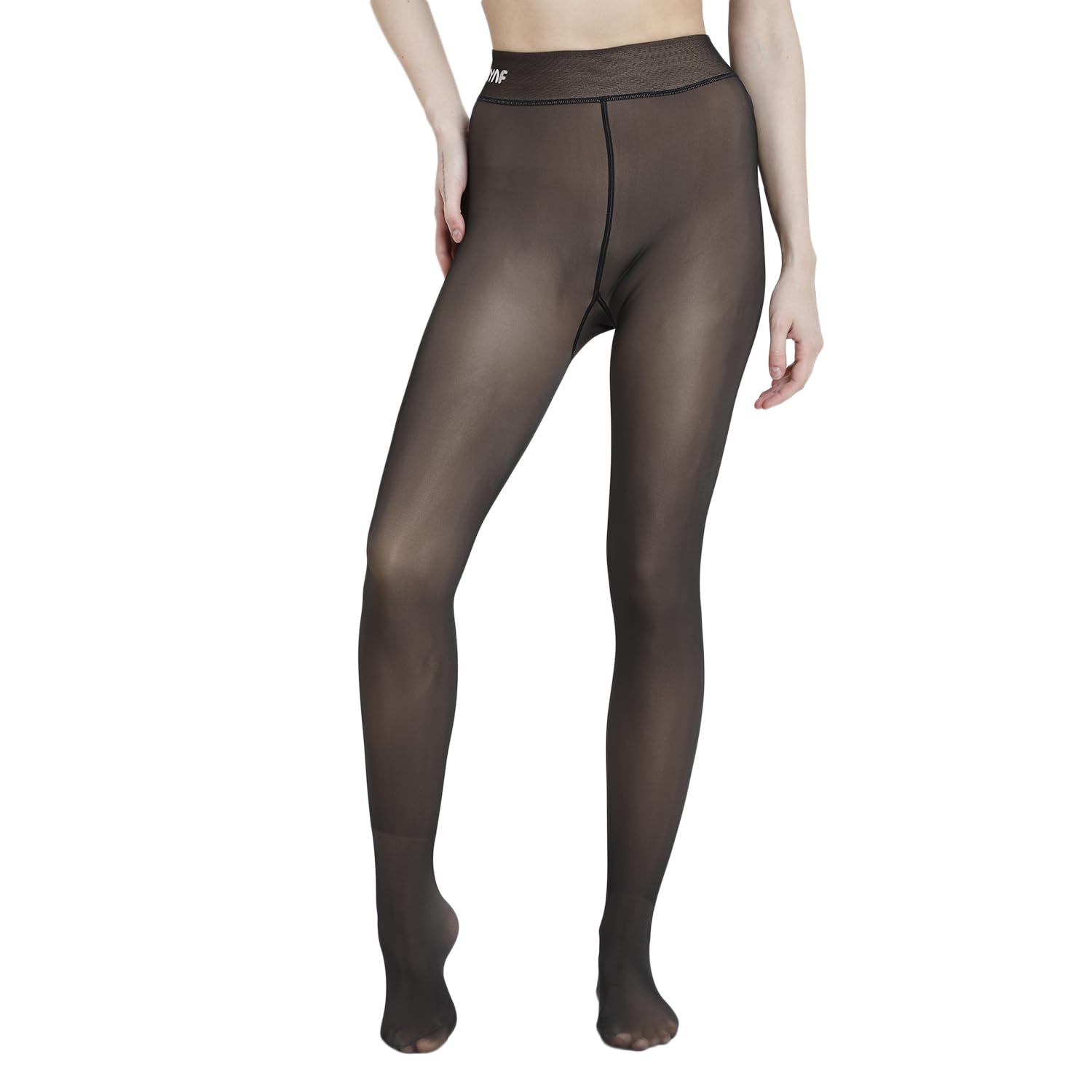 nyaf Women's Skinny Fit Mid Rise Soft Touch Thermal Skinny Tights - Ultimate Warm Fleece Leggings, Thermal Winter Tights-picture-15