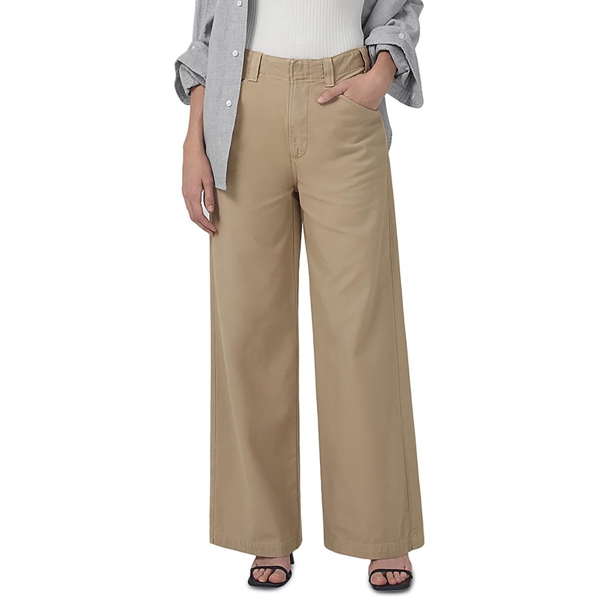 Citizens of Humanity Womens Paloma High Rise Knit Wide Leg Pants