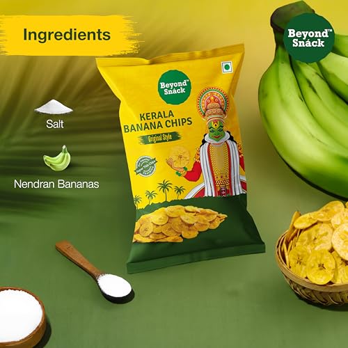 Image of Beyond Snack Kerala Banana Chips - Original Style 30g /26 /25 gms (Weight may vary)