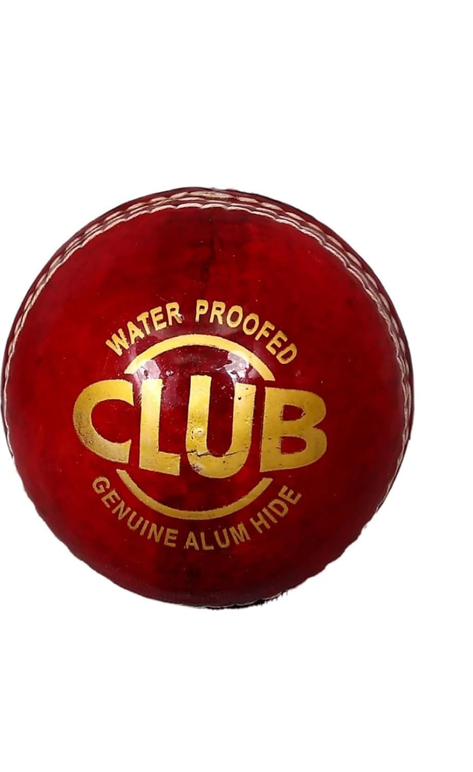 Leather Cricket Ball | Hand Stitched Leather Ball for Practice, Match, and Training | Durable, Water Resistant, Professional Cricket Ball for Club and Academy Use (Pack of 1, Red)-image-6