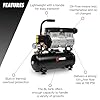 Bimson Power Air Compressor 8 Litre, Low Noise, 116 PSI, Oil Free Air Compressor, 131L/min, Portable, Lightweight, No Overheating,230V, 2 Year Warranty, Ideal for DIY, Workshop, Tradespeople #1