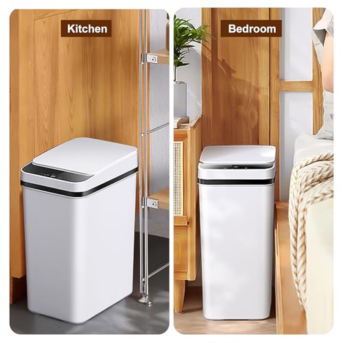 Image of Trash Can Automatic Touchless - 4 Gallons Motion Sensor Bathroom Trash Can