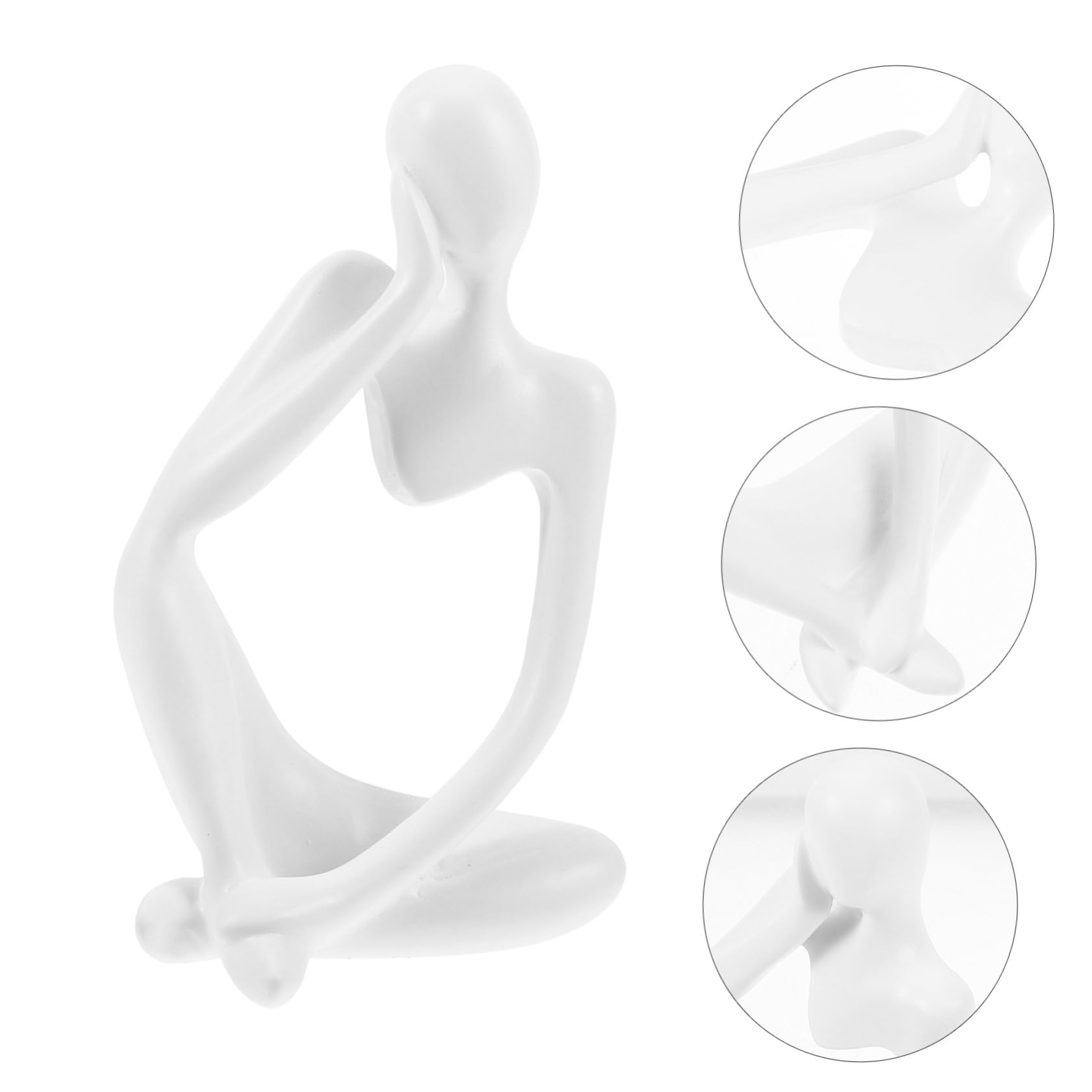 OUNONA 3 Pezzi Di Decorazioni Per La Casa In Liquidazione Statuetta Del Pensatore Sculture Del Pensatore Statuetta Del Pensatore Statuette Moderne Da Tavolo Accessori Decorativi Per
