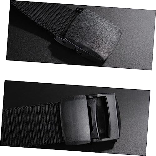 Mens Canvas Web Belt Nylon Belt Stretch for Men Style Airport-friendly Buckle4