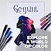 SAKURA Koi Coloring Brush Pens - Watercolor Brush Pen Set - Assorted Gray Shades - 6 Pack