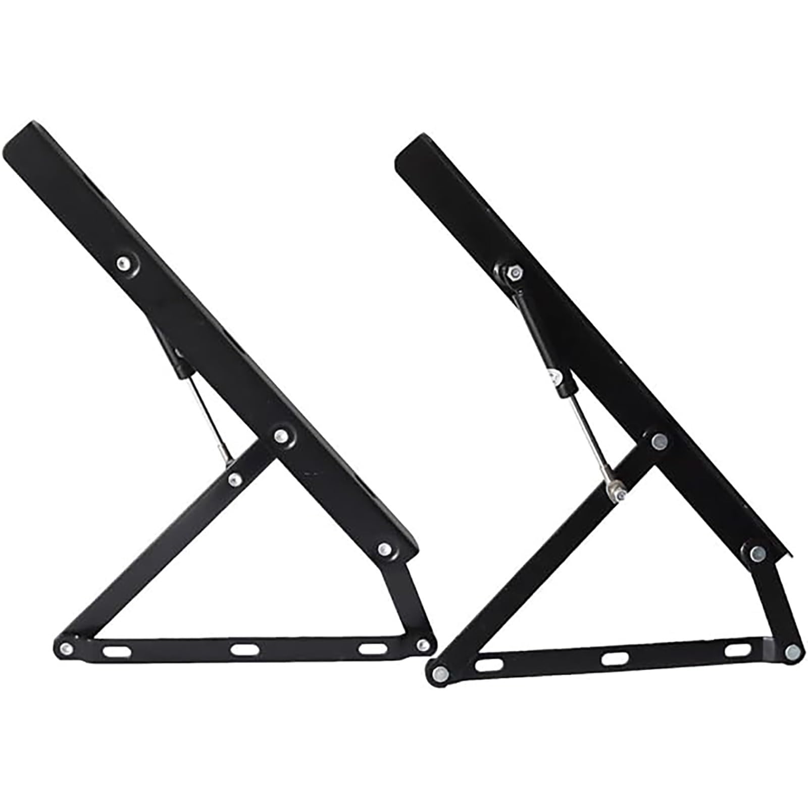 Rofbihg Black Hydraulic Bed Lift Mechanism 610/750/900/1100/1200/1500Mm Heavy Duty Bed Box Gas Spring Hinges,Lift Up Storage Bed Frame Hinge Set,Lift Pneumatic Support,Storage Box Bed Lifter(1200Mm)