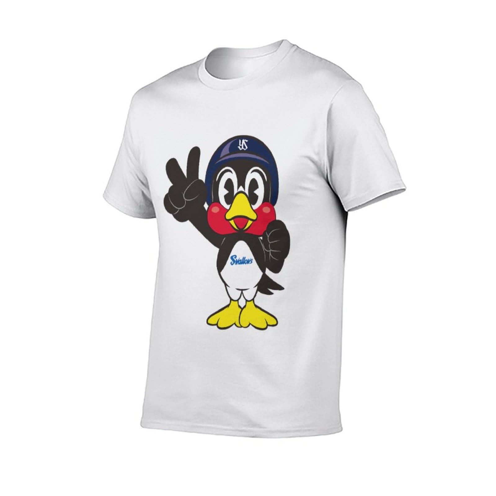 Amazon.co.jp: メンズ Tシャツ 東京ヤクルトスワローズ つば九郎 半袖