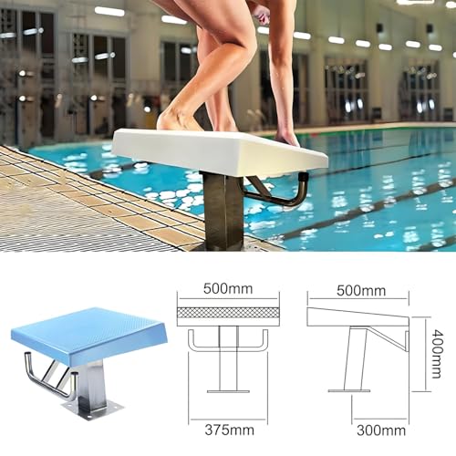 COAKUE Diving Board Professional Heavy Duty Diving Board,Stainless Pool Jumping Platform,Competition Diving Board Deck,Load 600lbs,Inclined at 15° A - Image 2