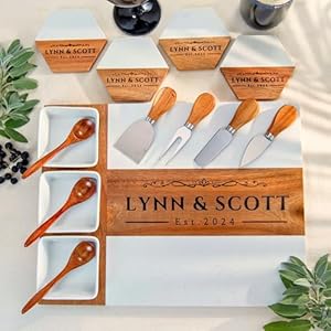 Personalized Charcuterie Board - Large Cheese Board for Wedding and Anniversary, New Home, House, Bridal Shower, Birthday Gifts for Women Customizable Wooden Serving Platter, Mother, Gift for Mom Personalized Charcuterie Board Large Cheese Board for Wedding and Anniversary New Home House Bridal Shower Birthday Gifts for Women Customizable Wooden Serving Platter Mother Gift for Mom