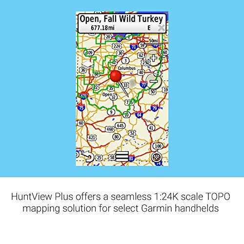 Tarjetas microSD Garmin Huntview Plus con mapas de gestión de caza para GPS de mano 2