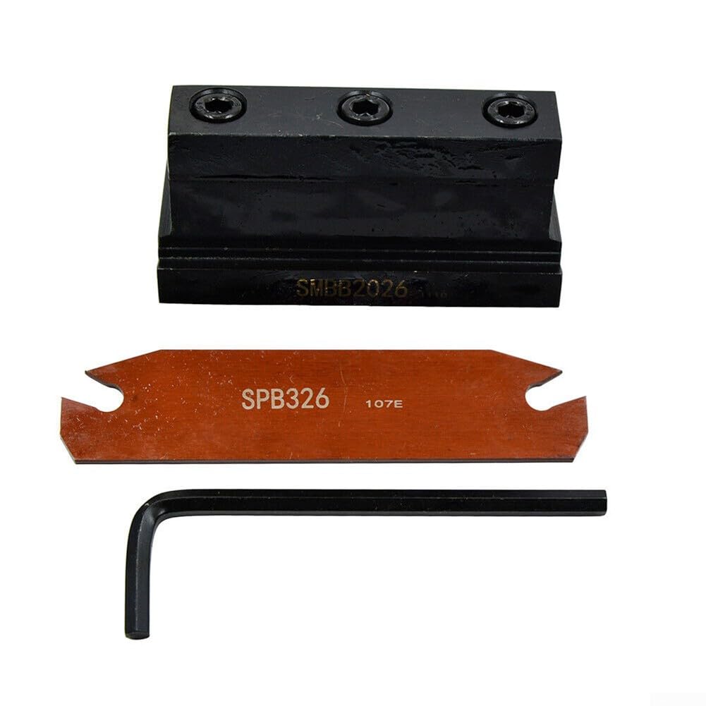 Lame de coupe à fente, SPB326 SPB26-3 mm lame de séparation de rainurage SMBB2026 Porte-outil de bloc de coupe, porte-outil de bloc de coupe