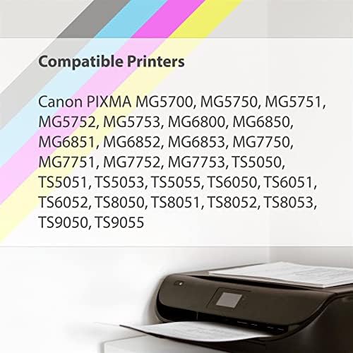Go Inks® 4 Yellow Ink Cartridges to replace Canon CLI-571Y Compatible/non-OEM for PIXMA Printers, High Capacity
